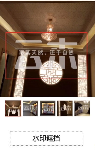 水印遮挡商品的主图错误示例